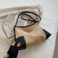 Bolso Grande De Gamuza Retro De Otoño E Invierno Bolso De Mensajero Todo Fósforo Bolso De Gran Capacidad Con Un Solo Hombro sku image 1