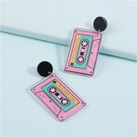 Personality Tape Exaggerated Funny Earrings main image 1