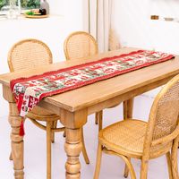 New Christmas Decoration Knitted Cloth Table Runner Creative Christmas Table Decoration sku image 9