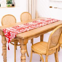 New Christmas Decoration Knitted Cloth Table Runner Creative Christmas Table Decoration sku image 14