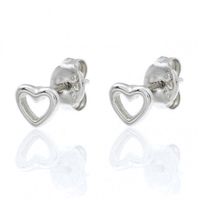 Cute Heart-shaped Small Stud Earrings Hollow Love Temperament Earrings Ear Buckle Ear Jewelry main image 6