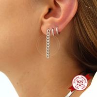 Personality Chain Earrings Minimalist Metal Wild Temperament Earrings main image 4