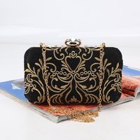 Cross-border Embroidery Dinner Bag Classic Evening Dress Bag Banquet Clutch Bag Lady Wholesale main image 6