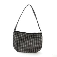 New Handmade Rhinestone Crescent Bag Evening Bag Single-shoulder Messenger Wholesale main image 1