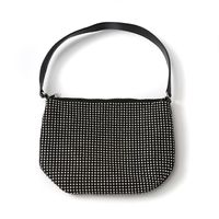 New Handmade Rhinestone Crescent Bag Evening Bag Single-shoulder Messenger Wholesale main image 6