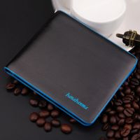 Korean Version Of The New Fashion Multi-color Iron Sheet Short Wallet Fine Lines And Color Edges Men's Horizontal Wallets main image 5