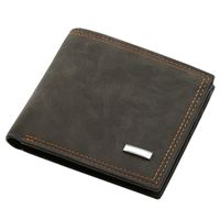 Men's Wallet Multifunctional Wallet Fashion Short Wallet Men Leather Cross-border Wholesale Leather Wallet main image 2