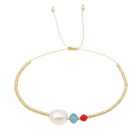 Böhmische Persönlichkeit Miyuki Reis Perlen Perlen Natürliche Perle Kleines Armband In Armband main image 6