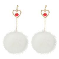 Ins Simple Mignon Long Automne Et D'hiver En Peluche Boucles D'oreilles Européen Et Américain Du Commerce Extérieur Personnalité Créative Ornement main image 6