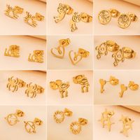 Plating Stainless Steel Ear Studs main image 1