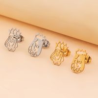 Plating Stainless Steel Ear Studs main image 5