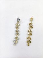 21101534 Diamond Leaf Tassel Earrings Korean Graceful Online Influencer New Fashion Earrings Women's High-grade Earrings main image 5