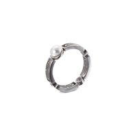 Japan Und Südkorea Trend Simple Fashion Edelstahl Perlen Damen Ring Großhandel sku image 6