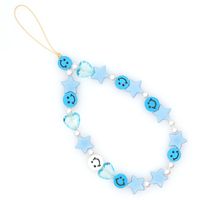 Bohemian Style Bracelet Blue Creative Personality Soft Ceramic Star Mobile Phone Chain Wholesale main image 6