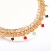 Creative Multilayer Necklace Set Color Alloy Love Pendant Stacking Sweater Chain main image 5