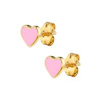 Multicolor Epoxy Heart-shaped Earrings Simple Compact Wild Earrings sku image 1