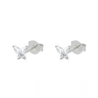 Cross-border Sterling Silver Needle Butterfly Studs Women's Japanese And Korean Temperamental Exquisite High-grade Earrings Super Fairy Mori Style Earring Ornament sku image 2