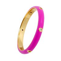 Fashion Color Epoxy Enamel 18k Gold Ring Female European And American Trend Index Finger Ring sku image 4