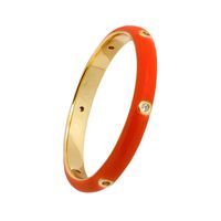 Fashion Color Epoxy Enamel 18k Gold Ring Female European And American Trend Index Finger Ring sku image 16