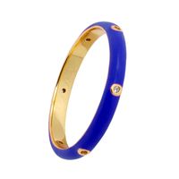 Fashion Color Epoxy Enamel 18k Gold Ring Female European And American Trend Index Finger Ring sku image 19