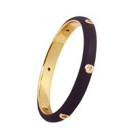 Fashion Color Epoxy Enamel 18k Gold Ring Female European And American Trend Index Finger Ring sku image 22