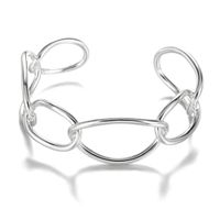 Fashion Personality Wild Bracelet Open Hand Jewelry European And American Geometric Circle Woven Bracelet sku image 1