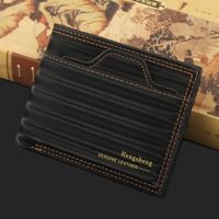 Men's 2021 New Multifunctional Short Business Thin Large Capacity Multi-card Slot Trendy Fashion Wallet sku image 3