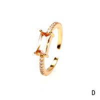 Micro Inlaid Zircon Love Horse Eye Ring Female Ins Fresh Water Drop Open Ring Personality Twin Ring In Stock Wholesale sku image 19