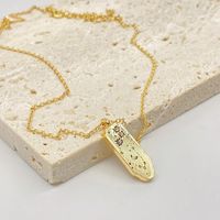 Retro 12 Constellation Pendant Tag Necklace Star Pattern Diamond Clavicle Chain Sweater Chain sku image 5