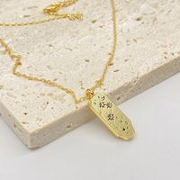 Retro 12 Constellation Pendant Tag Necklace Star Pattern Diamond Clavicle Chain Sweater Chain sku image 11
