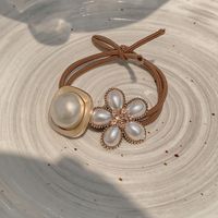 Koreanische Blumen-perlen-haargummi-haar-persönlichkeits-haar-zusätze Retro-haar-seil-weiblicher Großhandel sku image 2