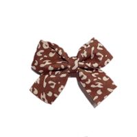 Leopard Print Bow Hairpin Cute Side Hairpin Duckbill Clip Korean Bangs Clip Headdress main image 6