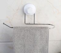 Suction Cup Paper Towel Rack Bathroom Wall Shelf Kitchen Paper Towel Rack Roll Paper Holder Towel Rack main image 4