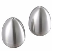 Egg-shaped Stainless Steel Seasoning Jar Single Hole Three-hole Pepper Shaker Salt And Pepper Shaker main image 3