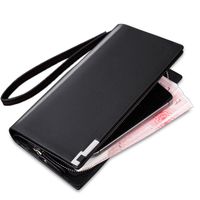 Long Wallet Men's Multi-card Zipper Clutch Bag Simple European And American Style Factory Sales main image 3