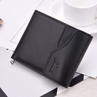 Foreign Trade Us Dollar Clip Driver's License Card Bag Pu New Cross-border Short Men Wallet main image 3