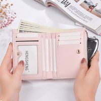 Wallet Short Paragraph Wallet Korean Version Multi-card Pocket Small Wallet main image 4