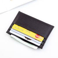 Men's Card Holder First Layer Cowhide Card Holder Leather Business Card Holder Simple Credit Card Holder main image 4