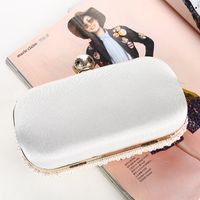 Pearl Dinner Bag Fashion Trendy New Evening Bag Handmade Bead Embroidery Clutch main image 3
