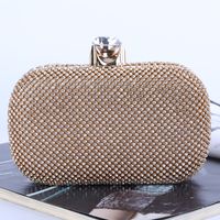 New Banquet Evening Bag Handmade Diamond Clutch Wholesale main image 5