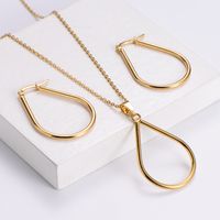 European And American Distribution Spot Jewelry Trendy Suit Pendant Drop-shaped Earrings Exquisite Style main image 1