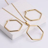 Stainless Steel 18K Gold Plated Simple Style Plating Doll main image 1
