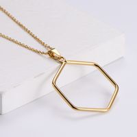 Stainless Steel 18K Gold Plated Simple Style Plating Doll main image 4