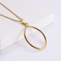 Stainless Steel 18K Gold Plated Simple Style Plating U Shape main image 3