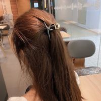 Dripping Oil Headdress Catch Clip Korean Fashion Hairpin Cross Personality Shark Clip main image 5