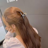 Dripping Oil Headdress Catch Clip Korean Fashion Hairpin Cross Personality Shark Clip main image 3