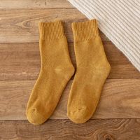 Men's Winter Plus Velvet Thickening In The Tube To Keep Warm Men's Socks Solid Color Long Tube Socks sku image 8