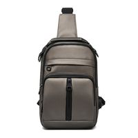 Wholesale New Men's Business Messenger Bag Casual Fashion Travel Chest Bag sku image 3