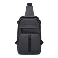 Wholesale New Men's Business Messenger Bag Casual Fashion Travel Chest Bag sku image 4
