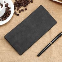Men's Wallet Long Retro Thin Frosted Soft Wallet Fashion Wallet sku image 3